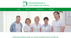 Desktop Screenshot of physiotherapie-direkt.de